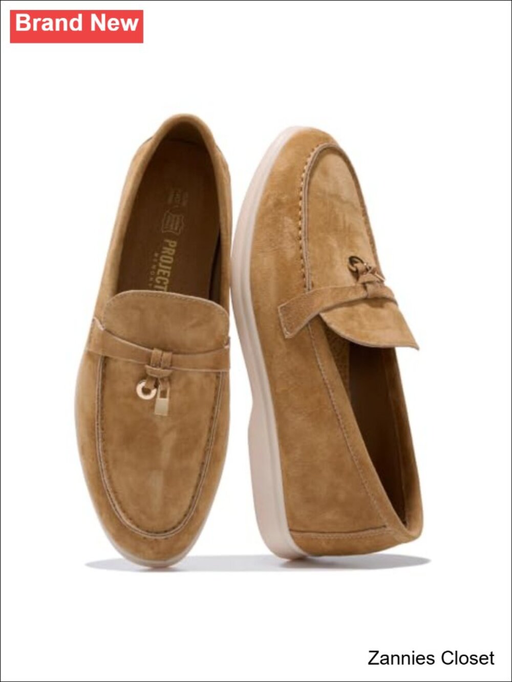 ✨Project Cloud Genuine Leather Loafers Slip-On Mocc Women's Business Casual